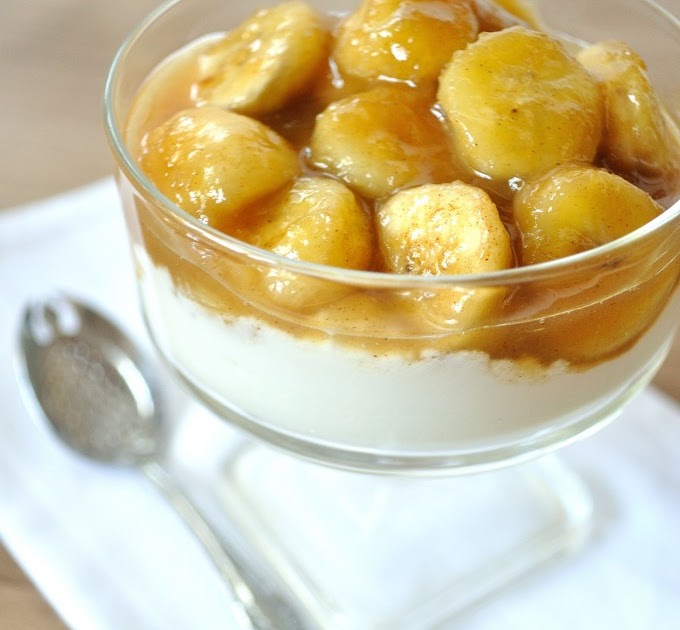 Gourmet Sunday Banana Foster Greek Yogurt