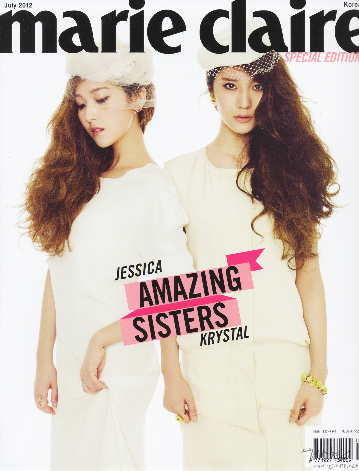 Jessica Jung and Krystal Jung - Marie Claire Magazine July 2012