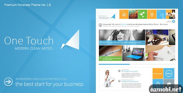 One Touch – Multifunctional Metro Stylish Theme V1.8.2