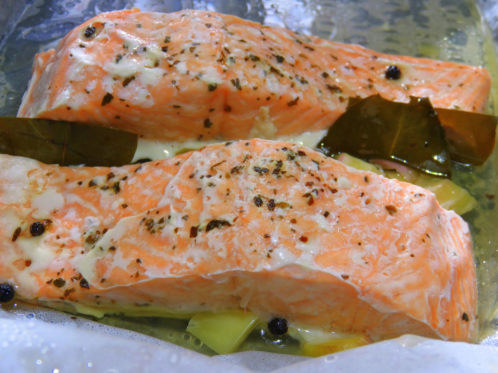 Recetas Monsieur Cuisine Salmón en Papillote