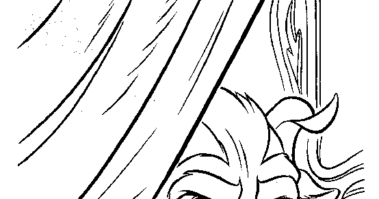 Beast drawing black and white to color ~ Child Coloring