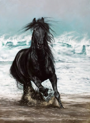 caballo-con-niña-pintura-al-oleo caballo-con-niña-pintura-al-oleo
