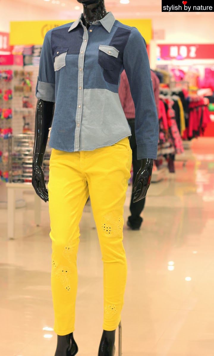 reliance trends denim shirt