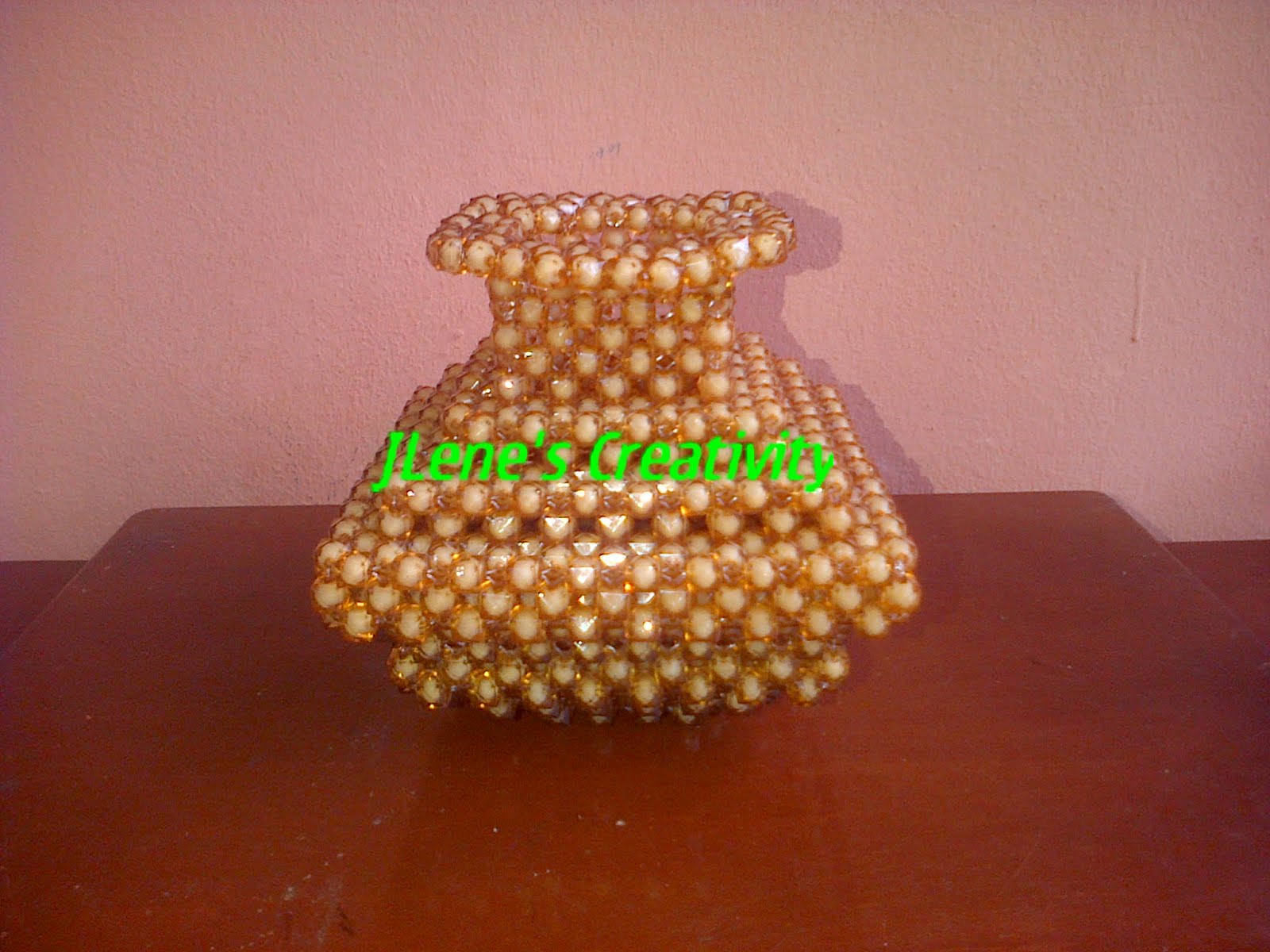 Jlene S Creativity Beaded Flower Vases