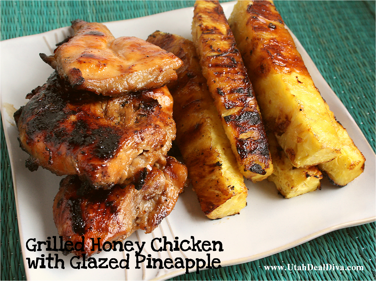 Butter, with a side of Bread // Easy family recipes and reviews. GRILLED HONEY CHICKEN WITH