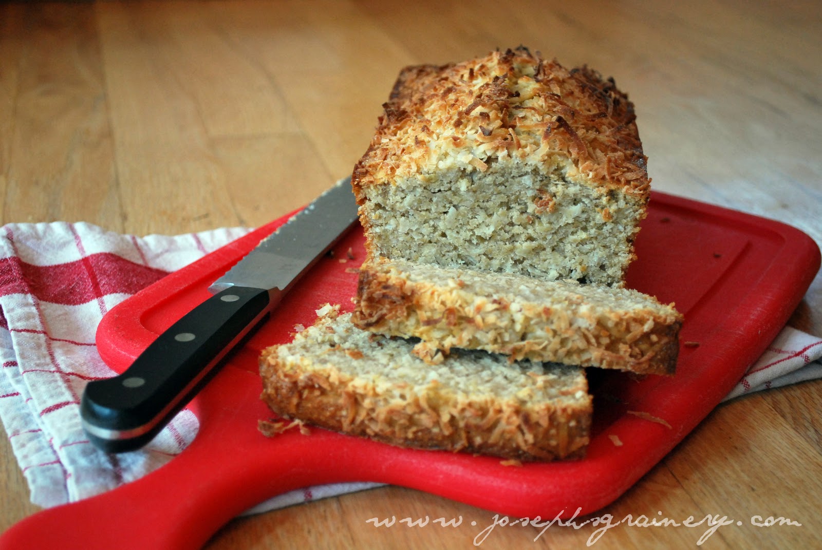 Joseph's Grainery Whole Wheat Coconut Banana Bread