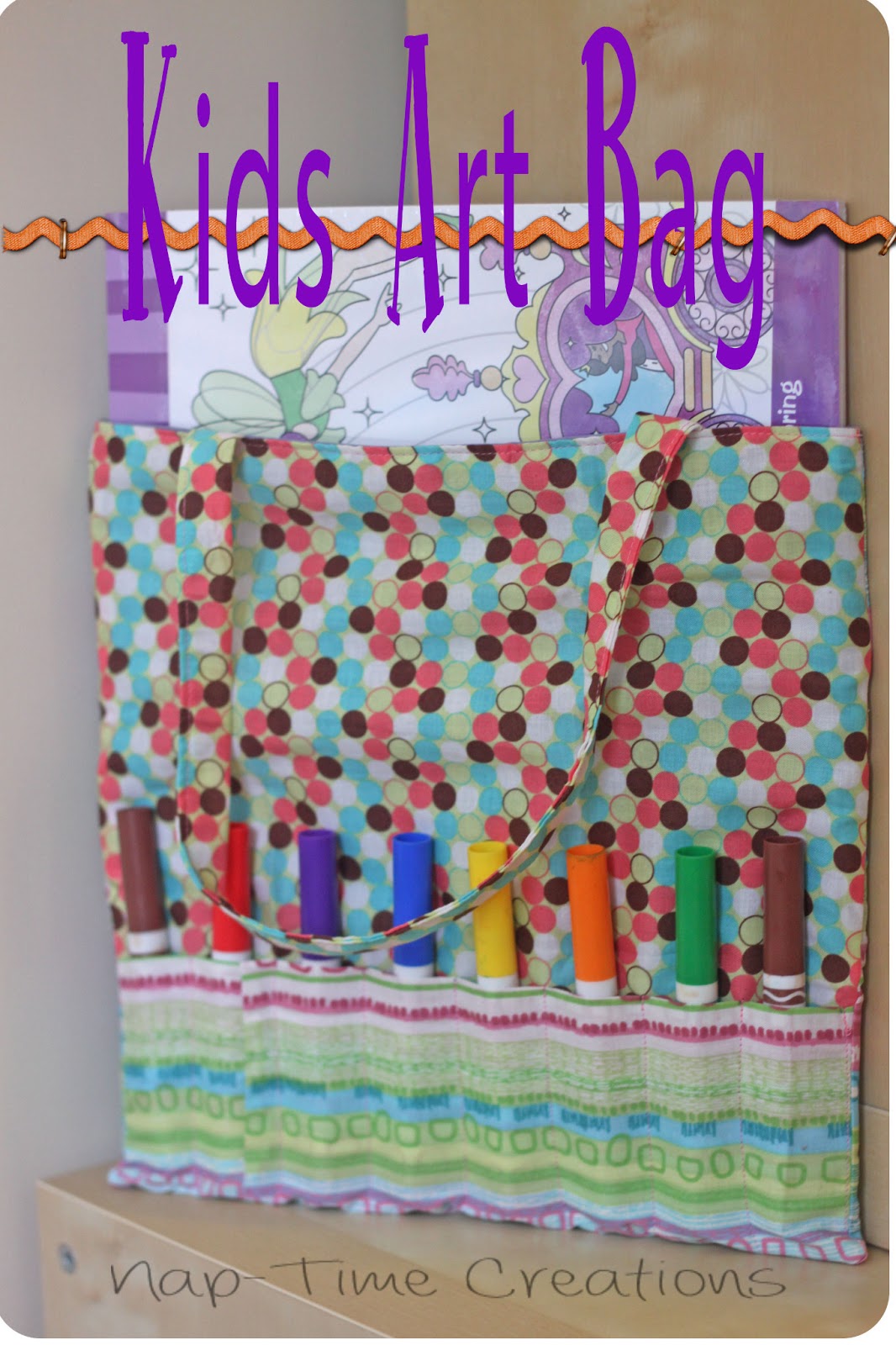 Kids Art Bag {Sewing tutorial} Life Sew Savory