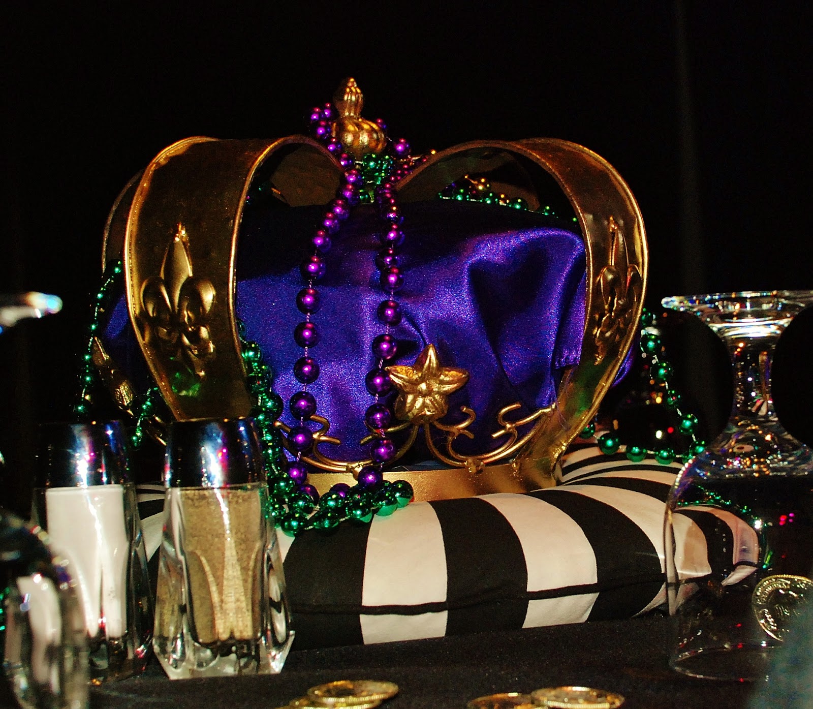 giant mardi gras beads for house