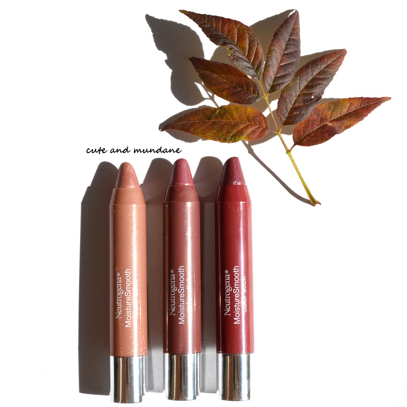 Cute and Mundane Neutrogena Moisture Smooth Color Sticks in Warm