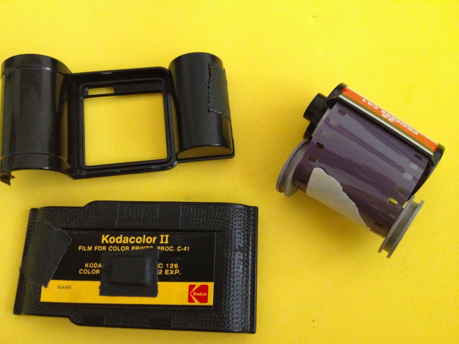 Bit Drifting Loading 35 mm Film into a 126 Cartridge