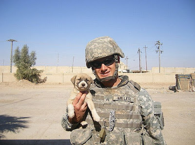 Soldiers with Pets Seen On www.coolpicturegallery.us