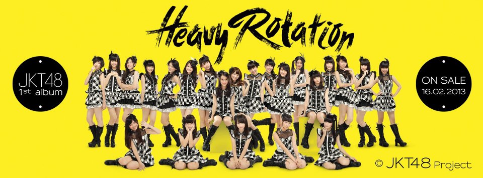 JKT48 - Heavy Rotation 1st Album Cover | Mayuyuroid