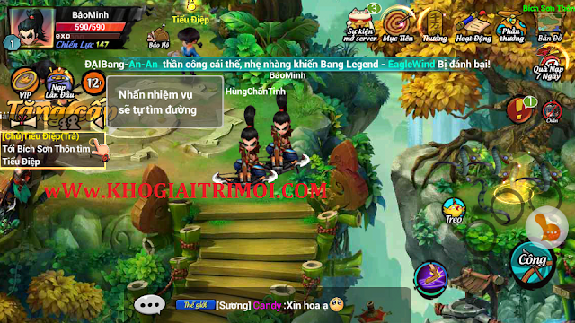 Hướng dẫn nạp VÀNG trong game Lãng Khách Hướng dẫn nạp VÀNG trong game Lãng Khách