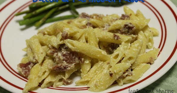 Fantastical Sharing of Recipes: Bacon & Parmesan Pasta