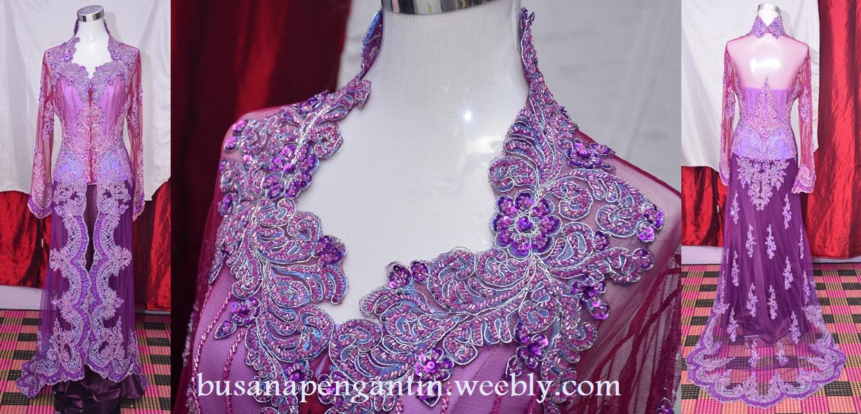 Baju Kahwin Purple