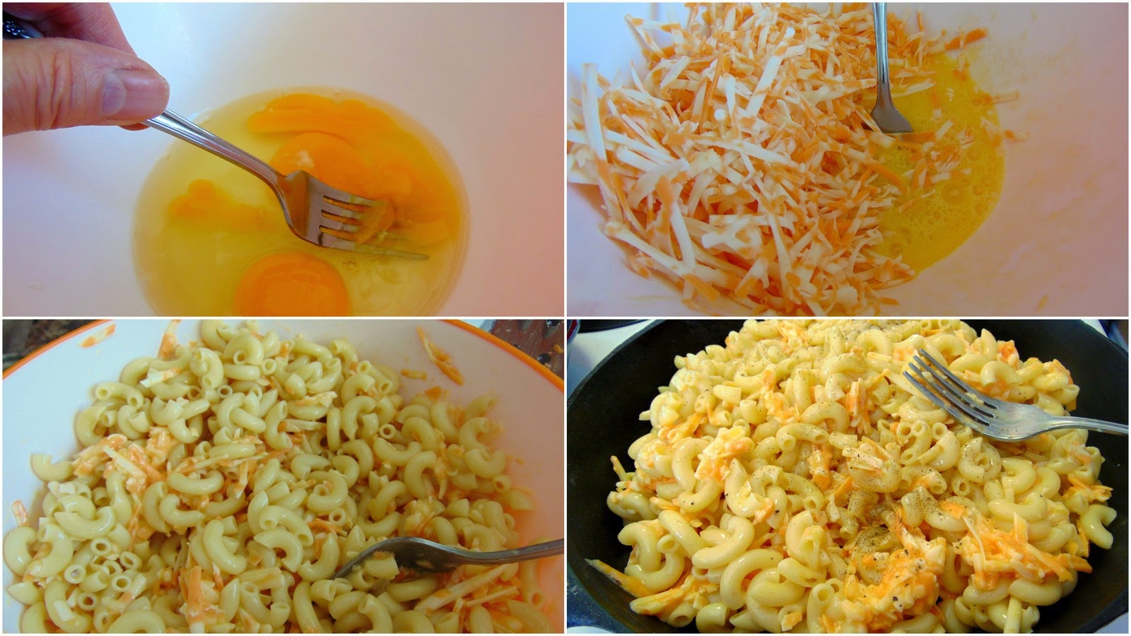 Frying Pan Macaroni and Cheese