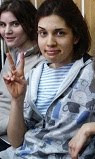 'Nadia' Nadezhda Tolokonnikova. 'Nadia' Nadezhda Tolokonnikova.