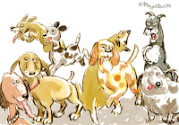 Funny dogs by ArtMagenta.com