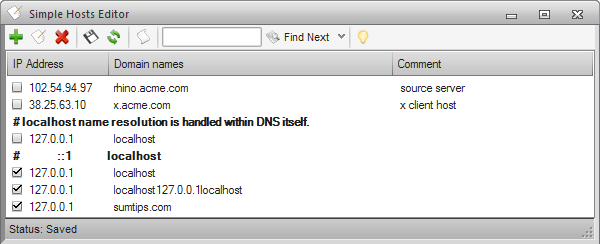 Hosts Editor
