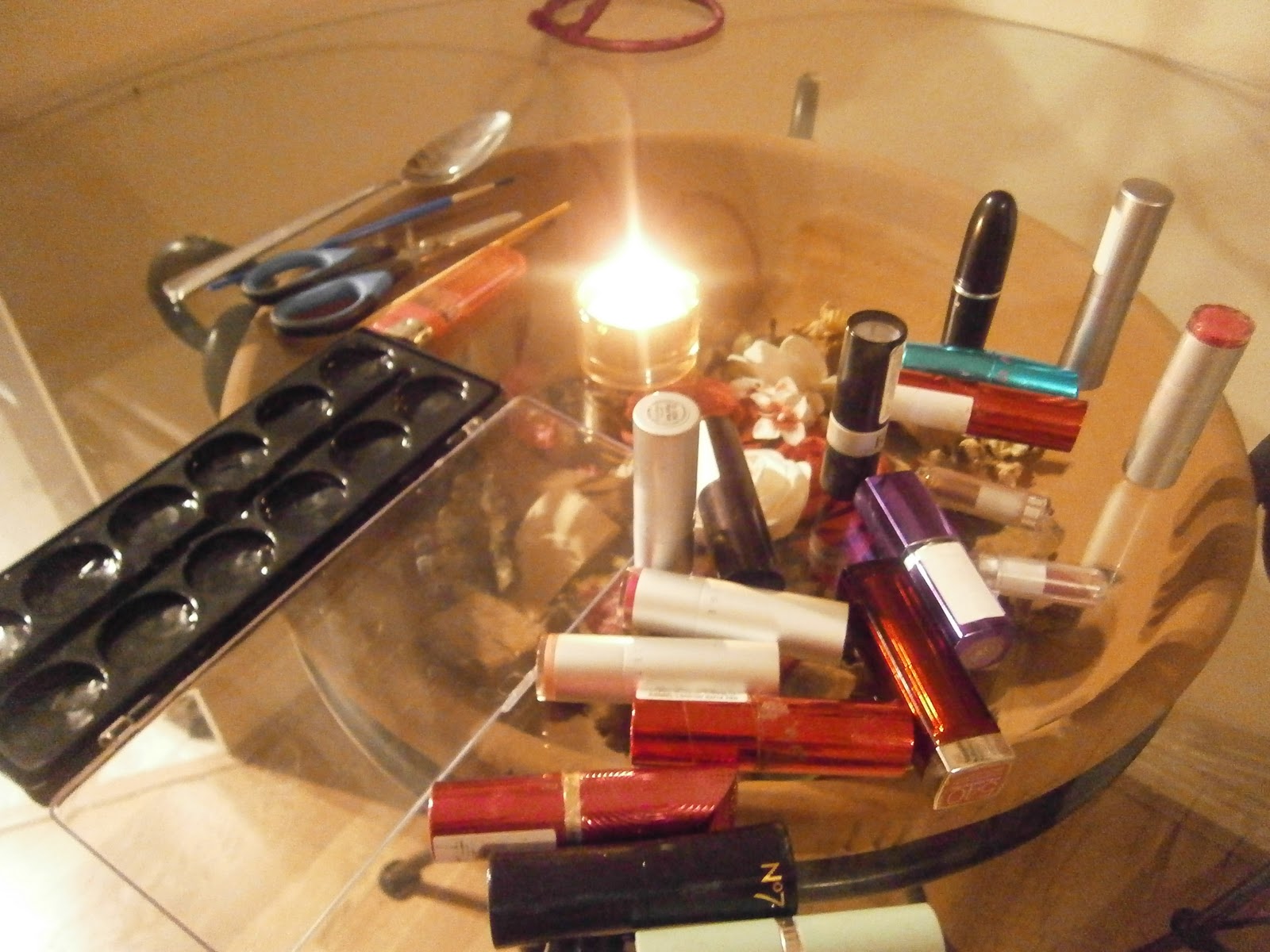 beautiful me plus you How to make your own lip palette or what to do