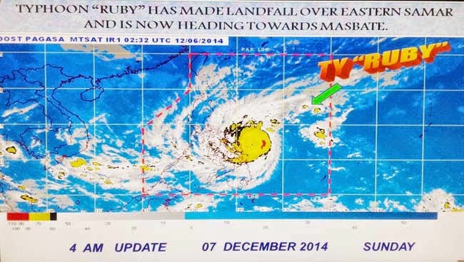 News Typhoon Ruby Storm Signals and Location as of December 7, 2014 Updates News Typhoon Ruby Storm Signals and Location as of December 7, 2014 Updates