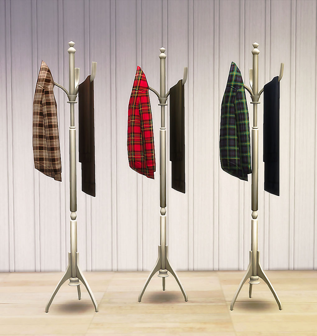 Sims4 Coat Rack Recolors 外套立架 [ Ruby Red Sims ]