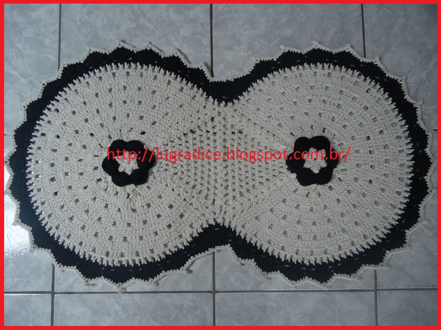 decorar banheiro jogos:Jogo de Banheiro com Barbante Preto e Cru:Dicas e Decorar: Decoração decorar banheiro jogos:Jogo de Banheiro com Barbante Preto e Cru:Dicas e Decorar: Decoração