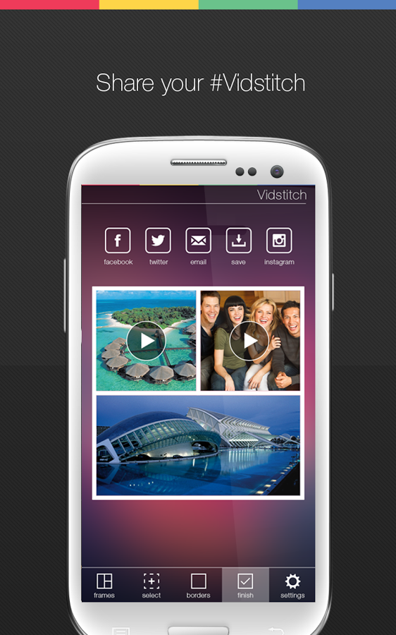 Vidstitch Pro-Video Collage Android App