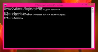 Cara install ruby di windows