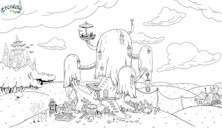 adventure time coloring pages for kids