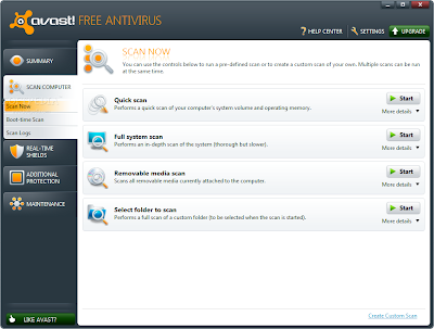 Avast free antivirus 2012