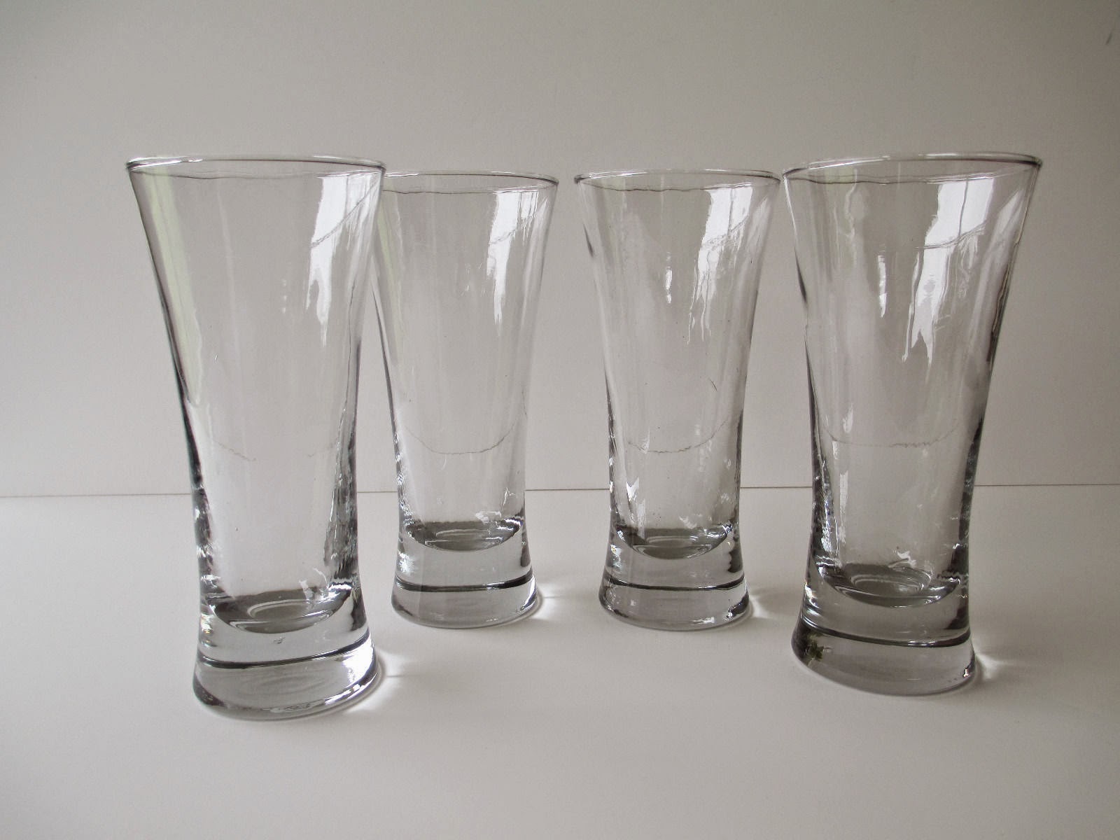 The Tool Ticket Bulletin 4 BarConic® 8 oz Clear Glass Pilsner Glasses