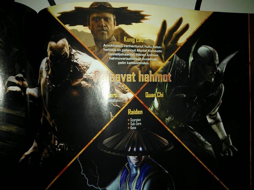 Personajes exclusivos para Mortal Kombat 4 Gold Mileena, Kung Lao