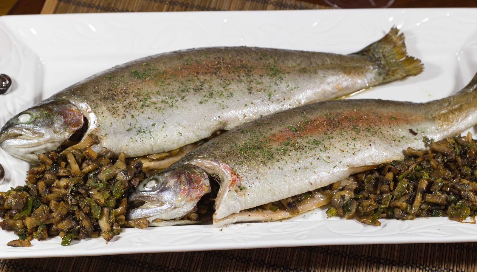 fabulous fridays Stuffed Baked Rainbow Trout