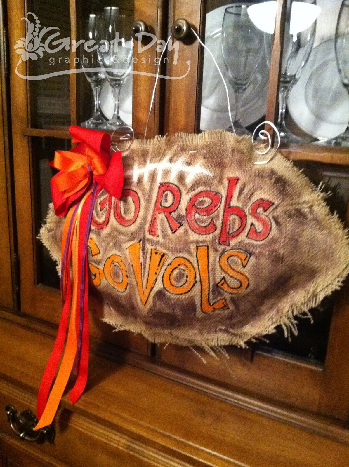 The Creative World of Great Day Graphics & Design Burlap Painted