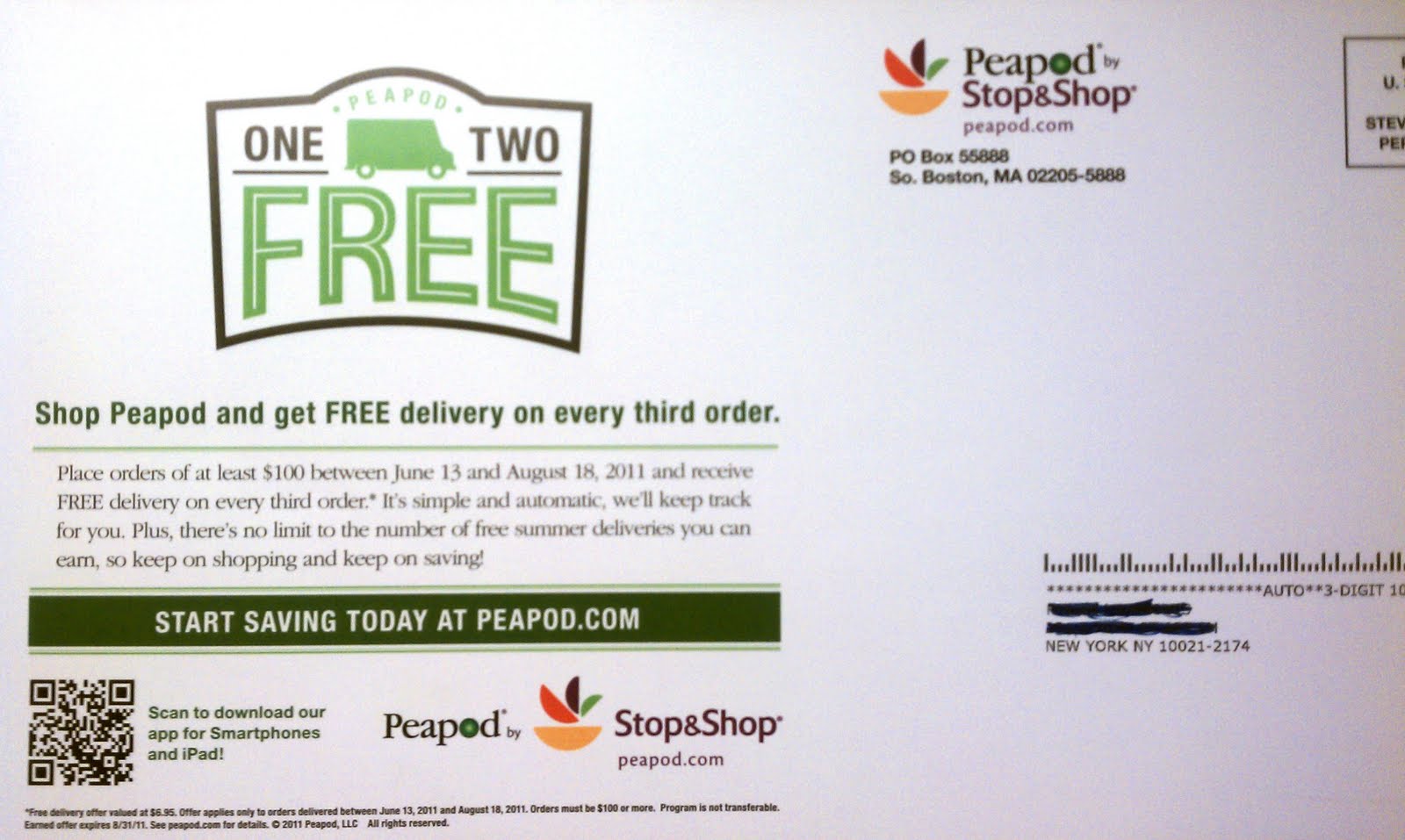 Peapod coupon code