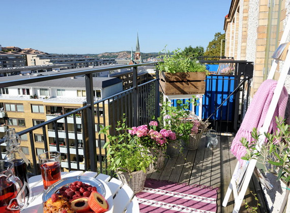 Deco chambre interieur: idées de décor pour les petits balcons Coloniales Créatif Balcon