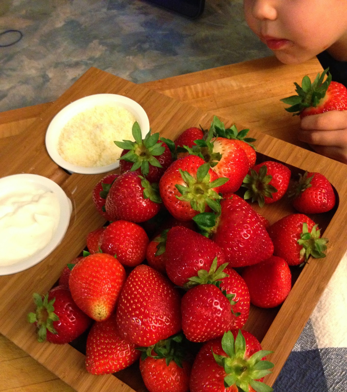 Four Seasons Kitchen Strawberries with Lemon Sugar