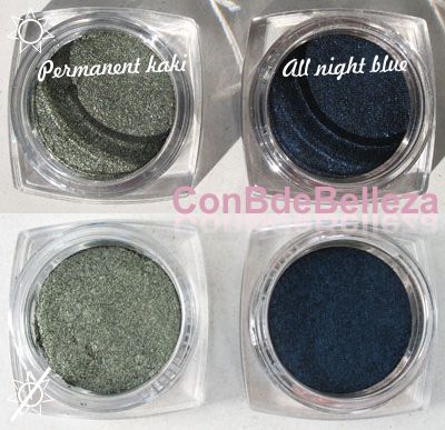 Permanent kaki y All night blue