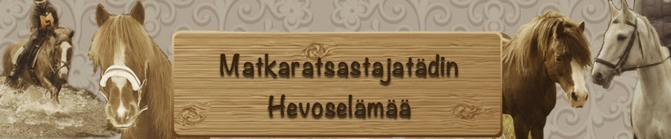 Matkaratsastajatädin hevoselämää