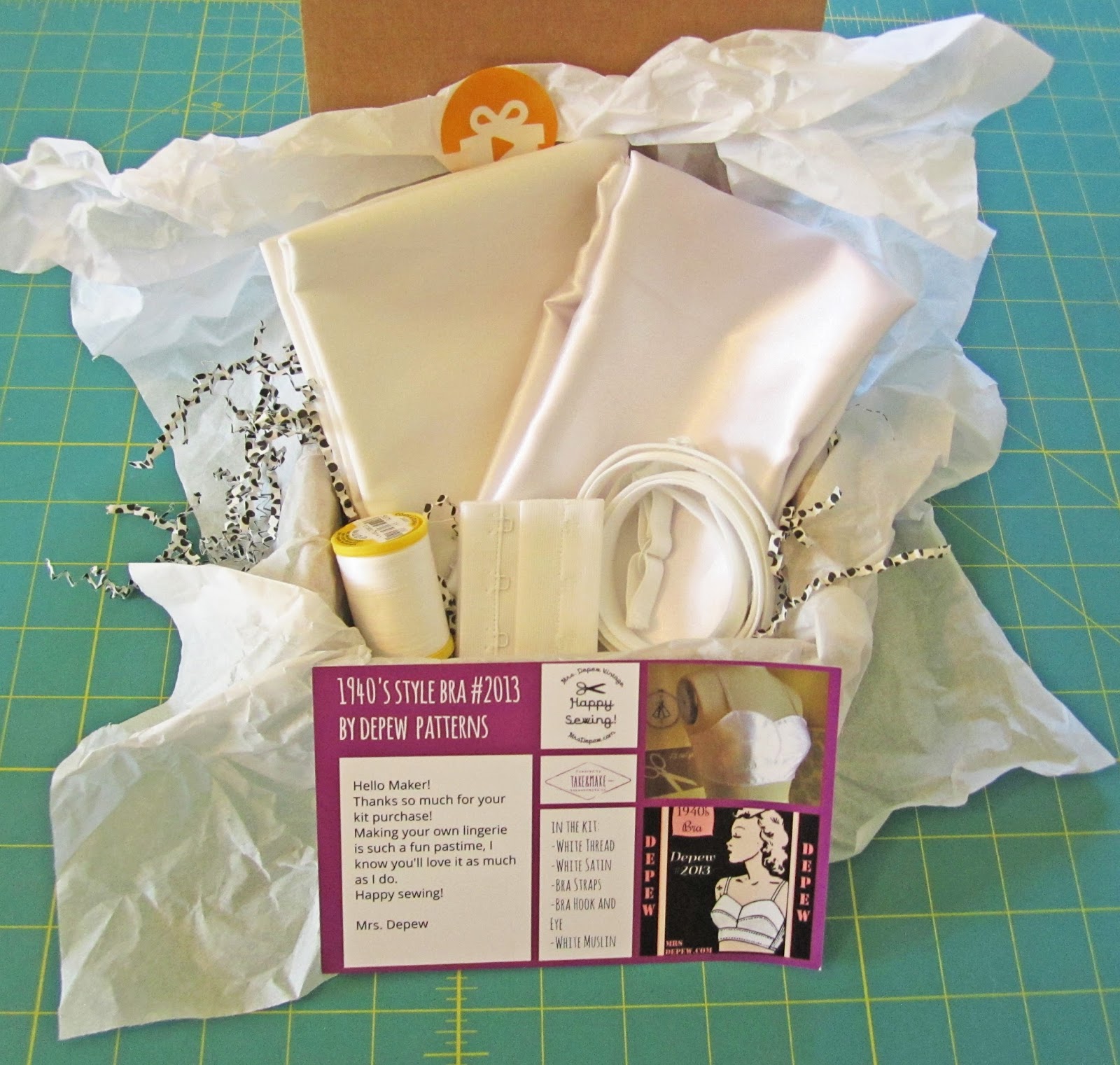 A Few Threads Loose 1940's Bra SewAlong, and a Sewing Pattern Giveaway!