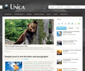 Unica Wordpress Theme