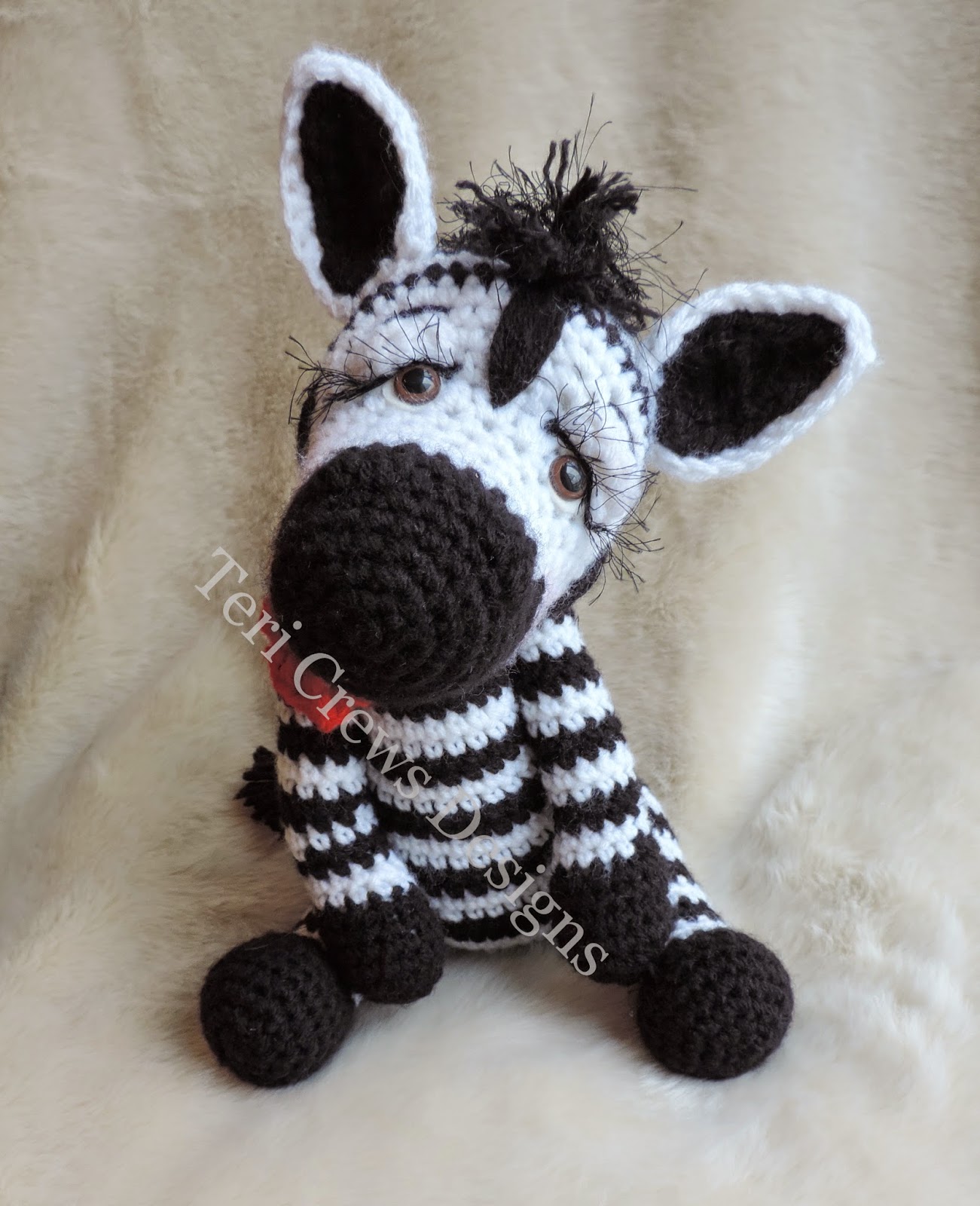 Simply Cute Zebra and Zebra Huggy Blanket Crochet Patterns are