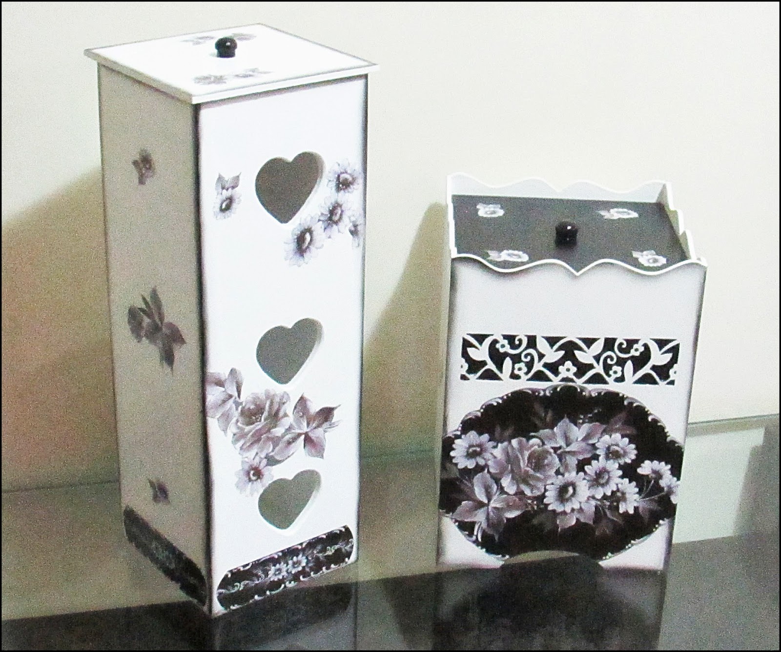 Tutti Belli Artesanatos Kit Banheiro Porta papel higiênico e Lixeira, em md -> Kit Banheiro Mdf Decorado Tutti Belli Artesanatos Kit Banheiro Porta papel higiênico e Lixeira, em md -> Kit Banheiro Mdf Decorado