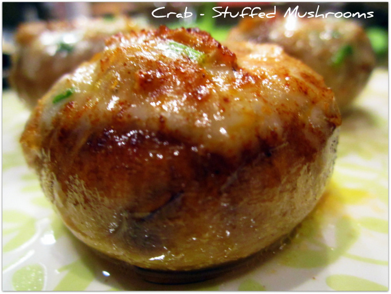 Red Kitchen Recipes Crab Stuffed Mushrooms