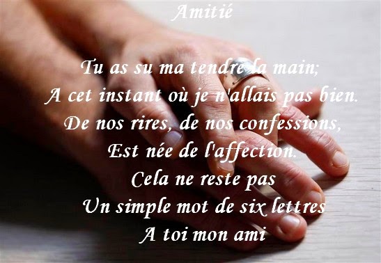 RÃ©sultat de recherche d'images pour "texte amitie"