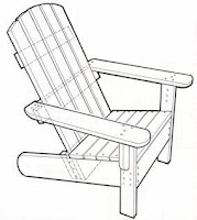 wood deck chair plans