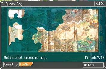 Angels Online Treasure Map