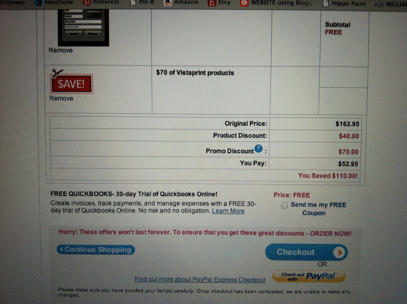 The Orderly Manor Vistaprint + GROUPON tricks & tips