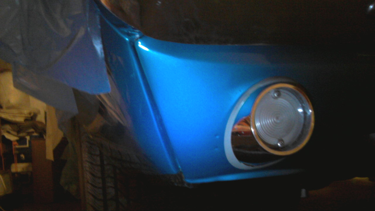 1968 Mustang Convertible Restoration Rear Valance & Bumper